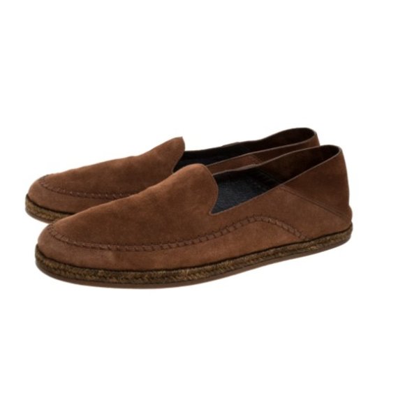Ermenegildo Zegna Other - Ermenegildo Zegna - Tiago Collapsible-Heel Suede Espadrilles - Brown - 10.5